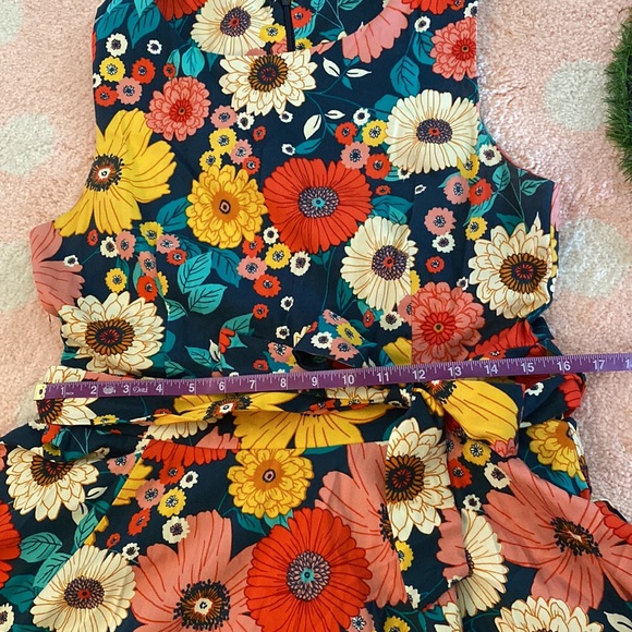 ModCloth Floral Dress size L - Picture 8 of 12